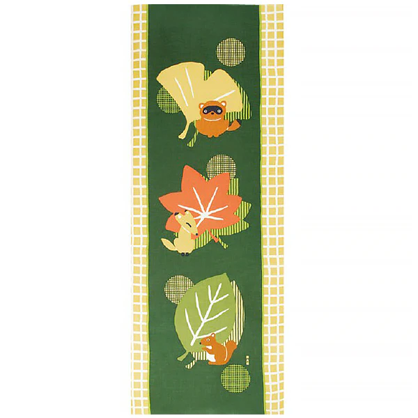 Tenugui Happy Forest Animals - Image 2