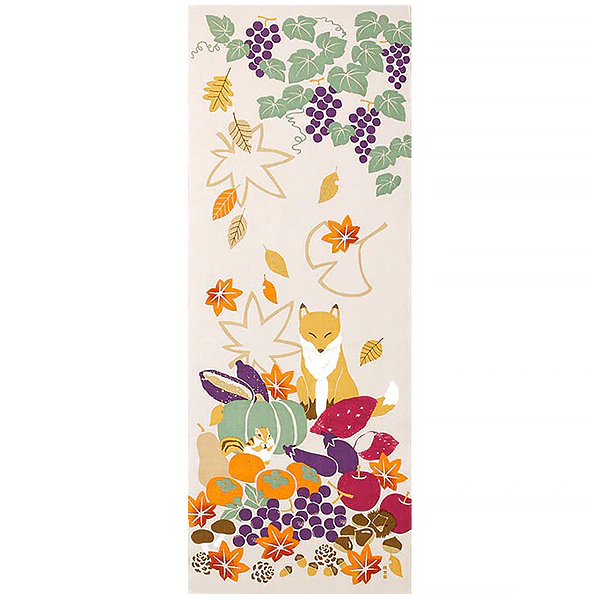 Tenugui Kitsune & Autumn Gifts
