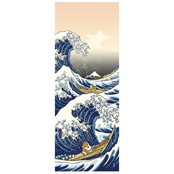 Tenugui La Vague de Kanagawa - Hokusai