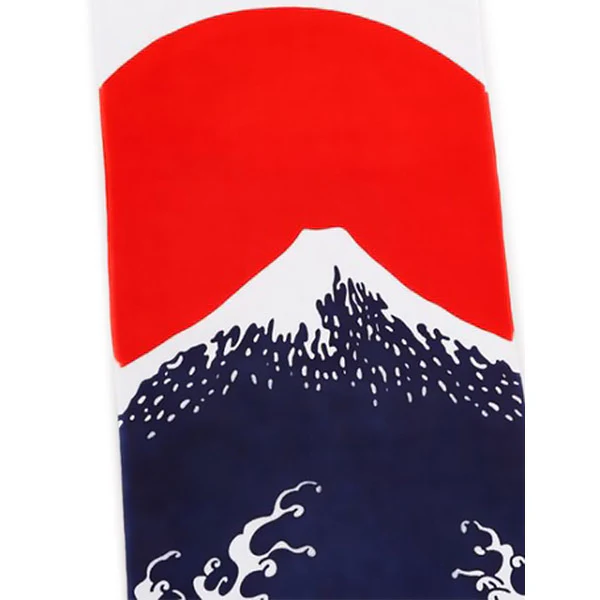 Tenugui Mont Fuji & Vague, Bleu - Image 3