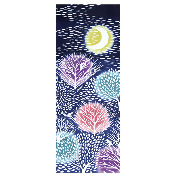 Tenugui Night Forest - Image 2