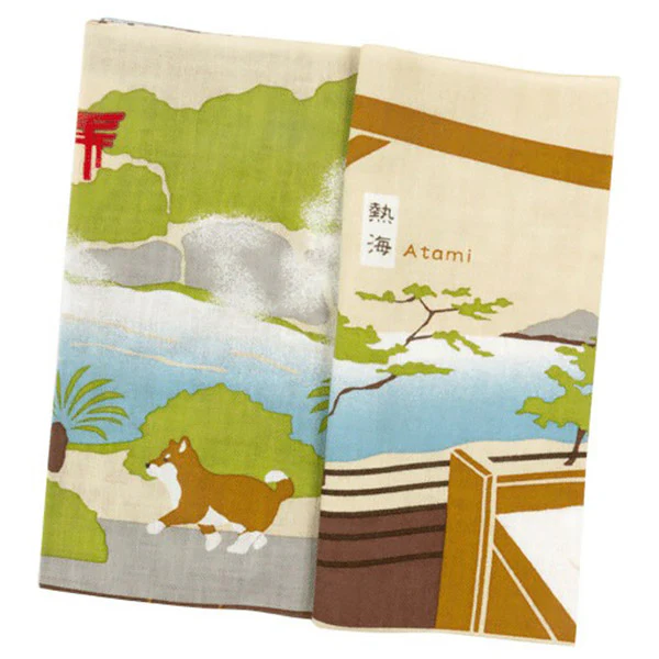 Tenugui Shiba Inu - Onsen Tour - Image 3