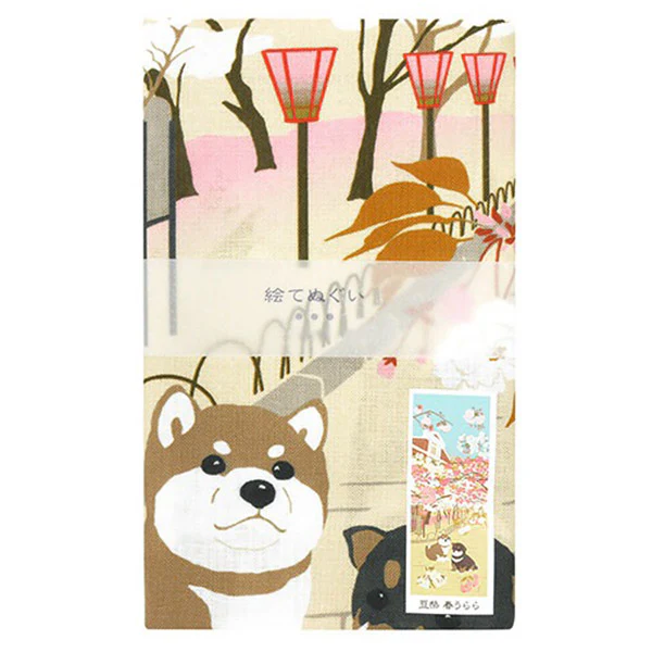 Tenugui Shiba Inu - Spring Urara - Image 2