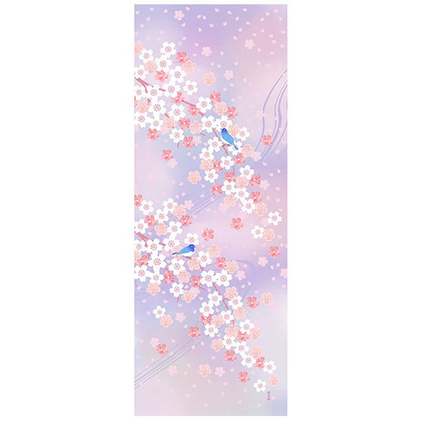 Tenugui Spilling Cherry Blossoms