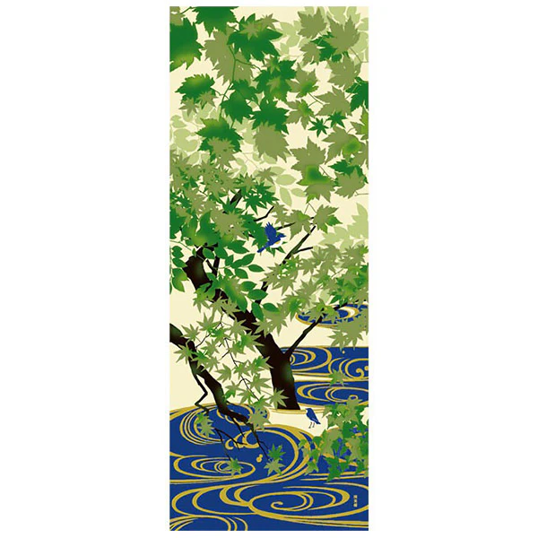 Tenugui Spring Green - Image 2