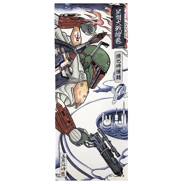 Tenugui Star Wars - Ukiyoe Style - Image 2