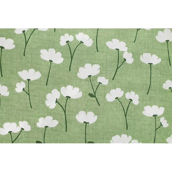 Tissu Japonais Kakusi - Vert, 50x50cm - Image 2