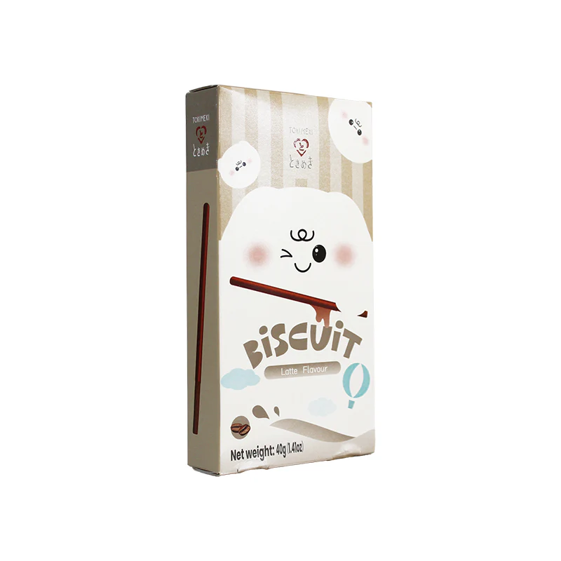 Tokimeki Biscuit Stick - Latte, 40g - Image 2
