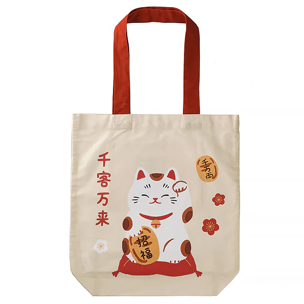 Tote Bag Chat Maneki Neko