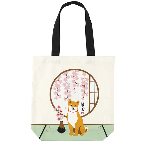 Tote Bag Shiba Cerisier
