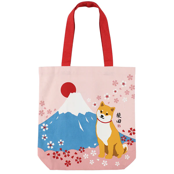 Tote Bag Shiba - Fuji & Sakura