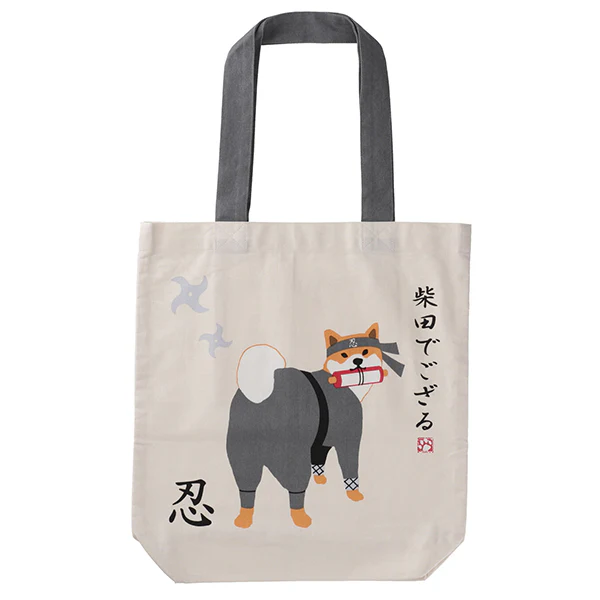 Tote Bag Shiba Inu - Letters - Image 2