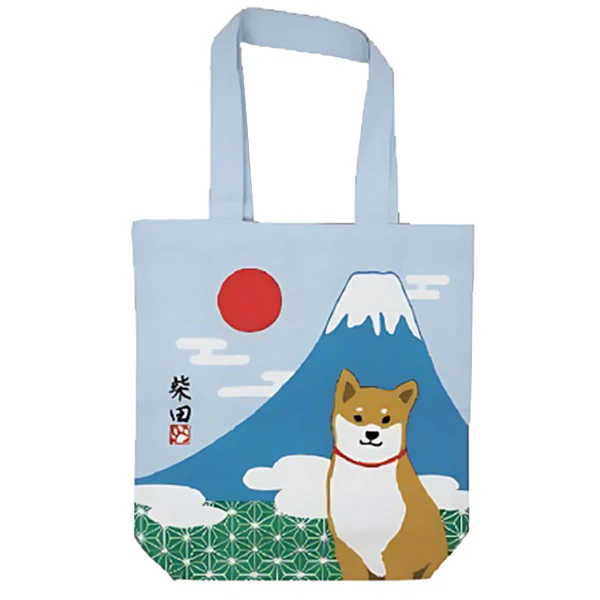 Tote Bag Shiba Inu - Mont Fuji - Image 2