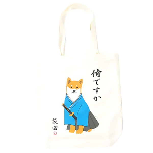 Tote Bag Shiba Inu - Samourai - Image 2