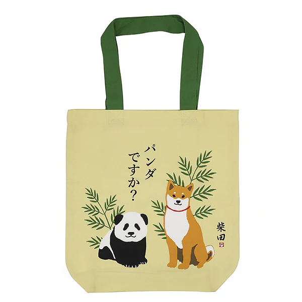 Tote Bag Shiba Inu - With Panda