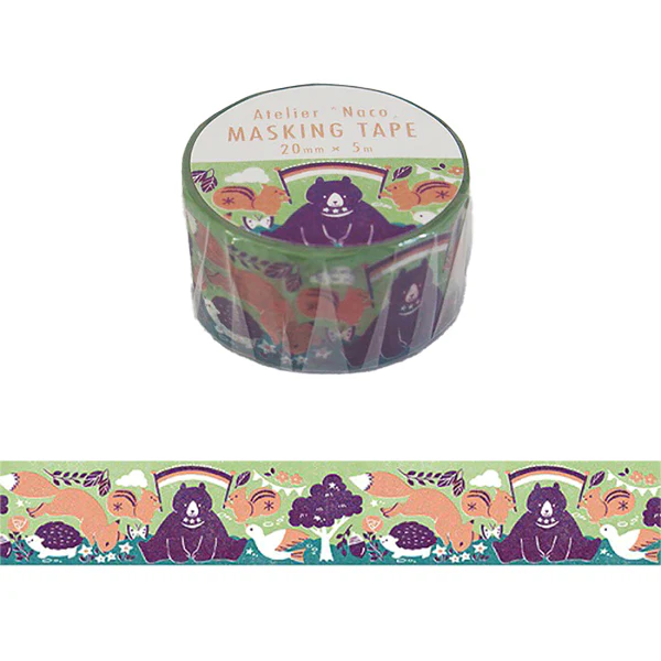 Washi Tape Atelier Naco - Forest Animal - Image 2