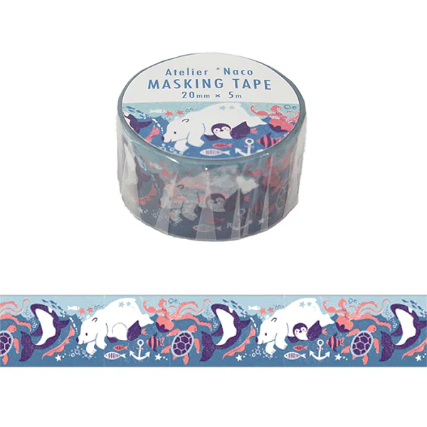 Washi Tape Atelier Naco - Sea Animal - Image 2