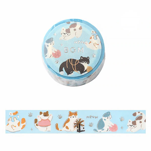 Washi Tape Cat Meow