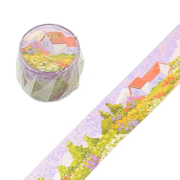 Washi Tape Dotted Paintings - Painting Garden