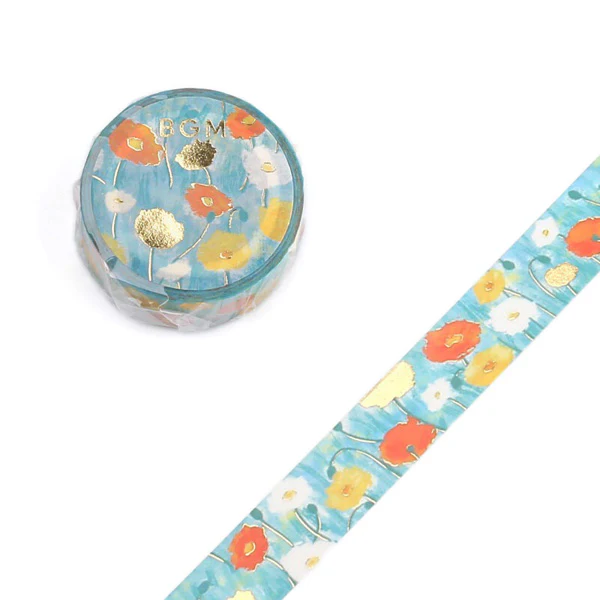 Washi Tape Dotted Stripes - Evening Scene