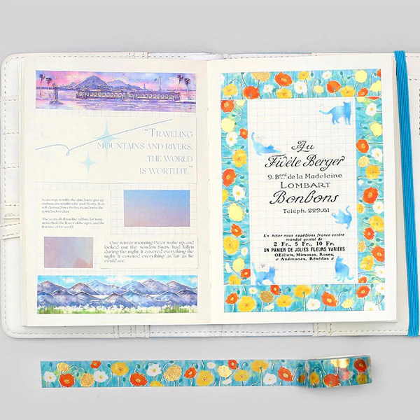 Washi Tape Dotted Stripes - Evening Scene - Image 4