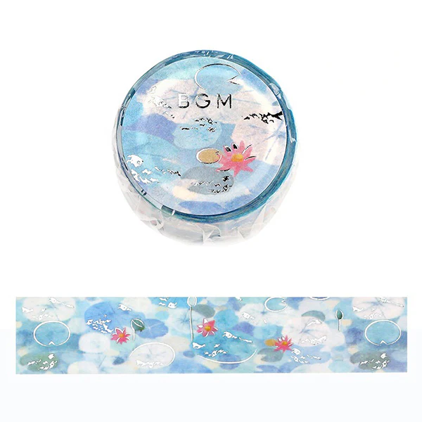 Washi Tape Dreaming Landscape - Lotus Pond