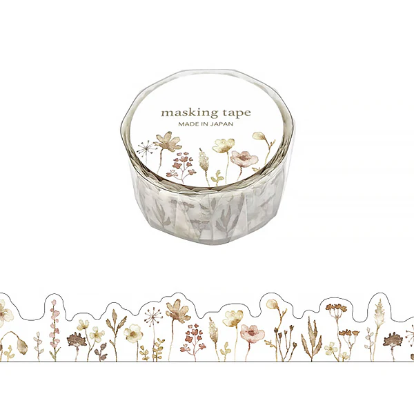 Washi Tape Flower - Brown