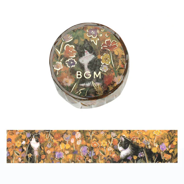 Washi Tape Flower & Cat - Hachiware