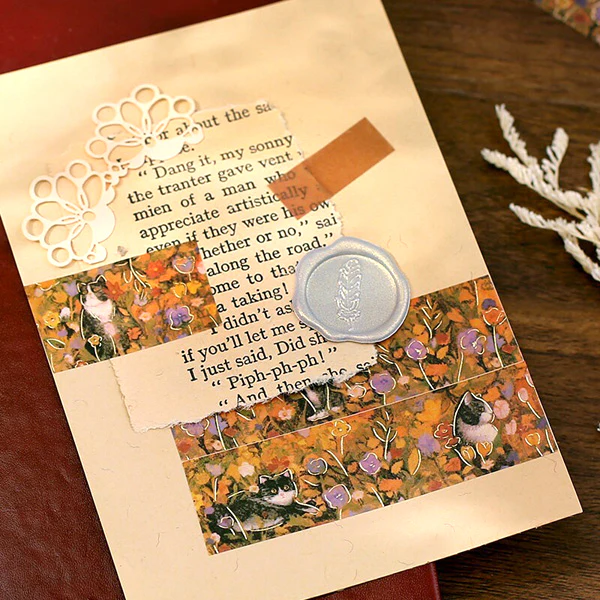 Washi Tape Flower & Cat - Hachiware - Image 3