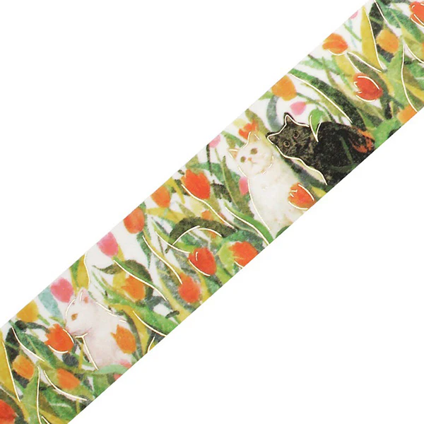 Washi Tape Flower & Cat - Let's Play Together - Image 3