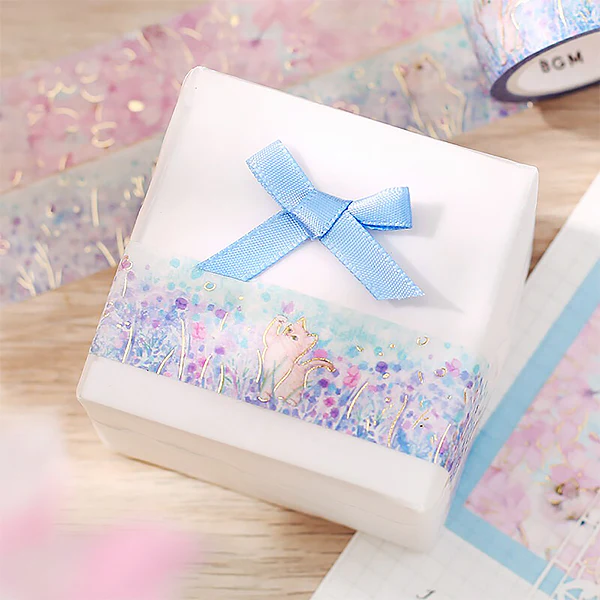 Washi Tape Flower & Cat - Small Friends - Image 3