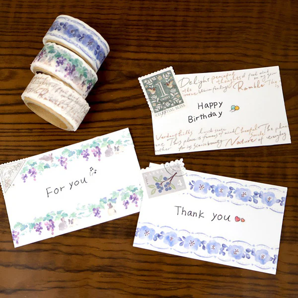 Washi Tape Flower - Grape - Image 2