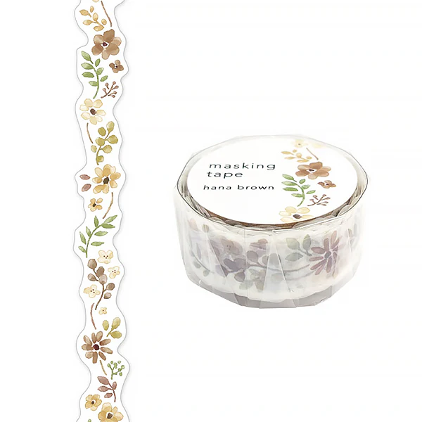 Washi Tape Flower - Hana Brown