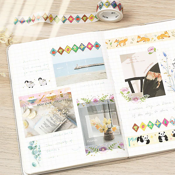 Washi Tape Foil Stamping - Natural Green - Image 2