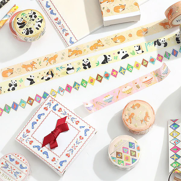 Washi Tape Foil Stamping - Panda Paradise - Image 3