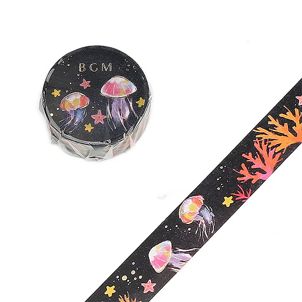 Washi Tape Gold - Deep Sea