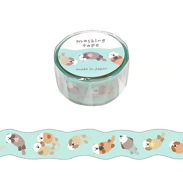 Washi Tape Hokkori - Loutre