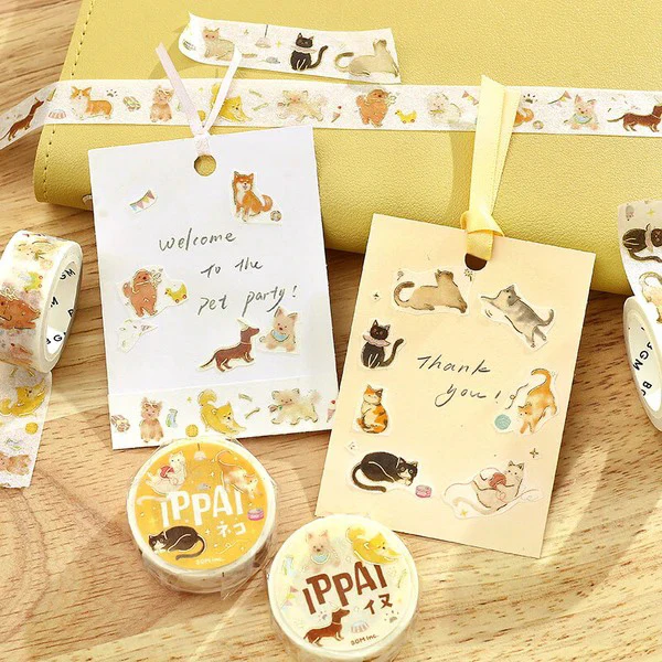 Washi Tape Ippai - Cat - Image 4