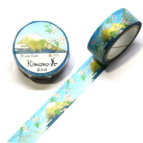 Washi Tape Kimono - Fuji San