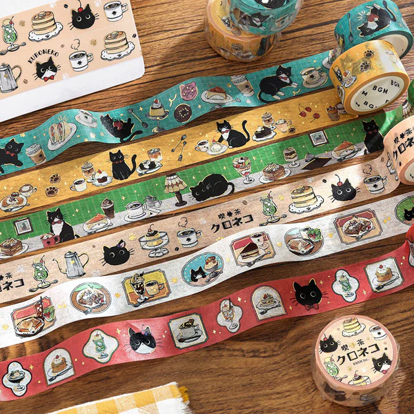 Washi Tape Kuroneko - Cafe Frame - Image 6
