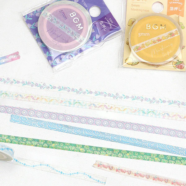 Washi Tape Life Foil Stamping - Blue Sea Wave - Image 6
