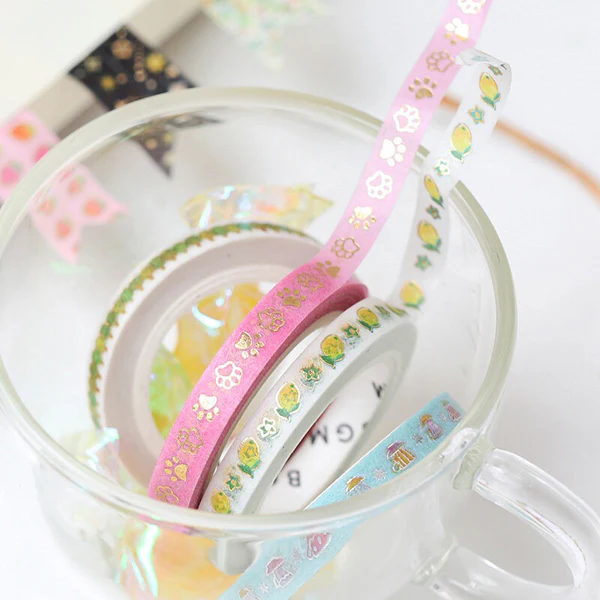 Washi Tape Life Foil Stamping - Row Of Trees - Image 2