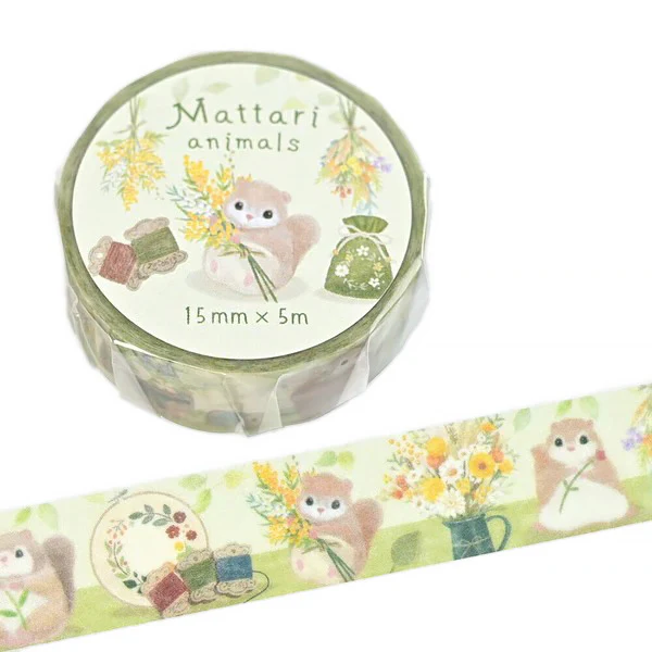 Washi Tape Matari Animals - Monmonga