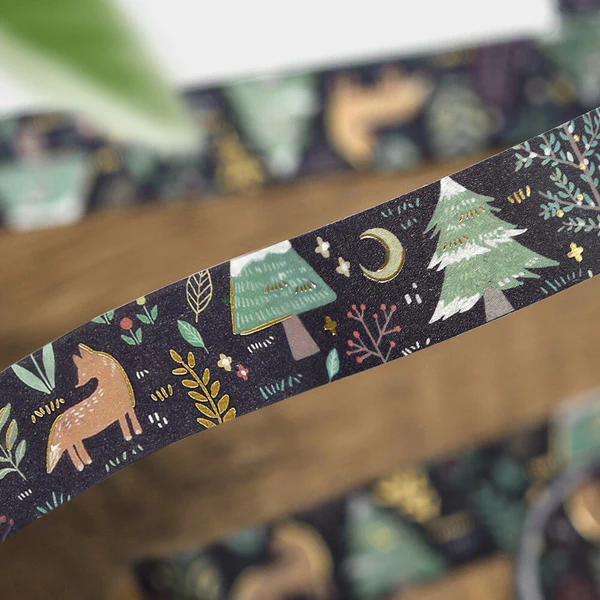 Washi Tape Nordic Forest - Moonlit Forest