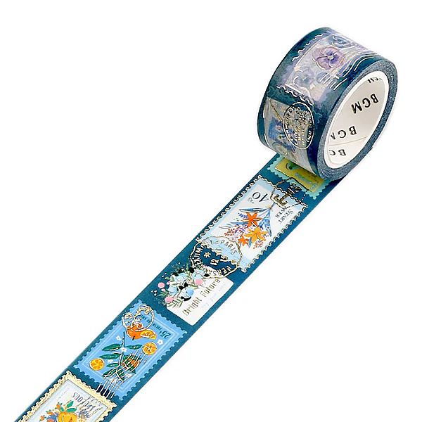 Washi Tape Post Office - Plant Blue - Image 3