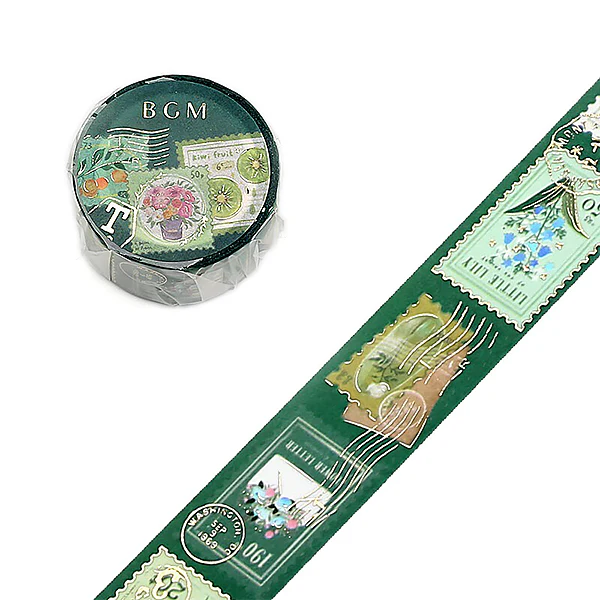 Washi Tape Post Office - Plant Green