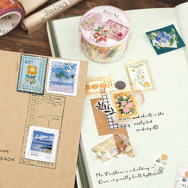 Washi Tape Post Office - Plant Yellow - Image 5