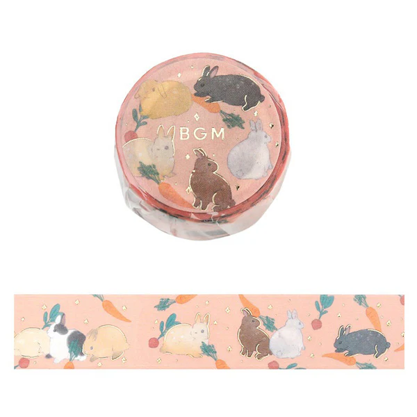 Washi Tape Rabbit - 3 O'Clock Snack