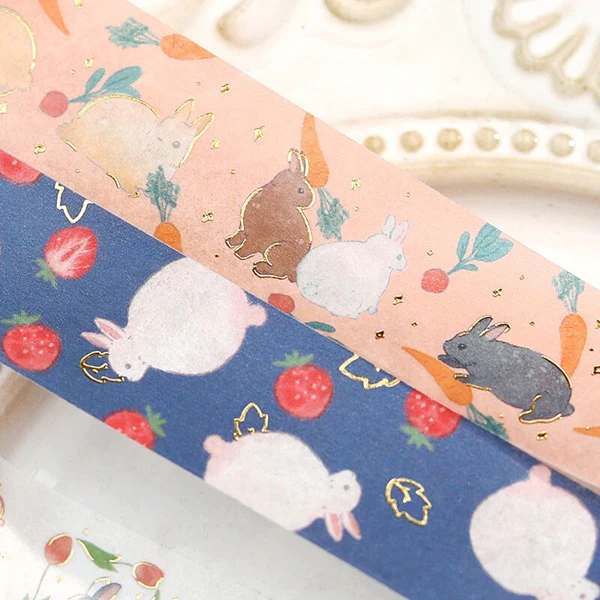 Washi Tape Rabbit - 3 O'Clock Snack - Image 2