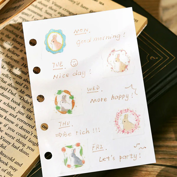 Washi Tape Rabbit - Frame - Image 2
